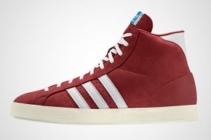 basket adidas rouge et noir